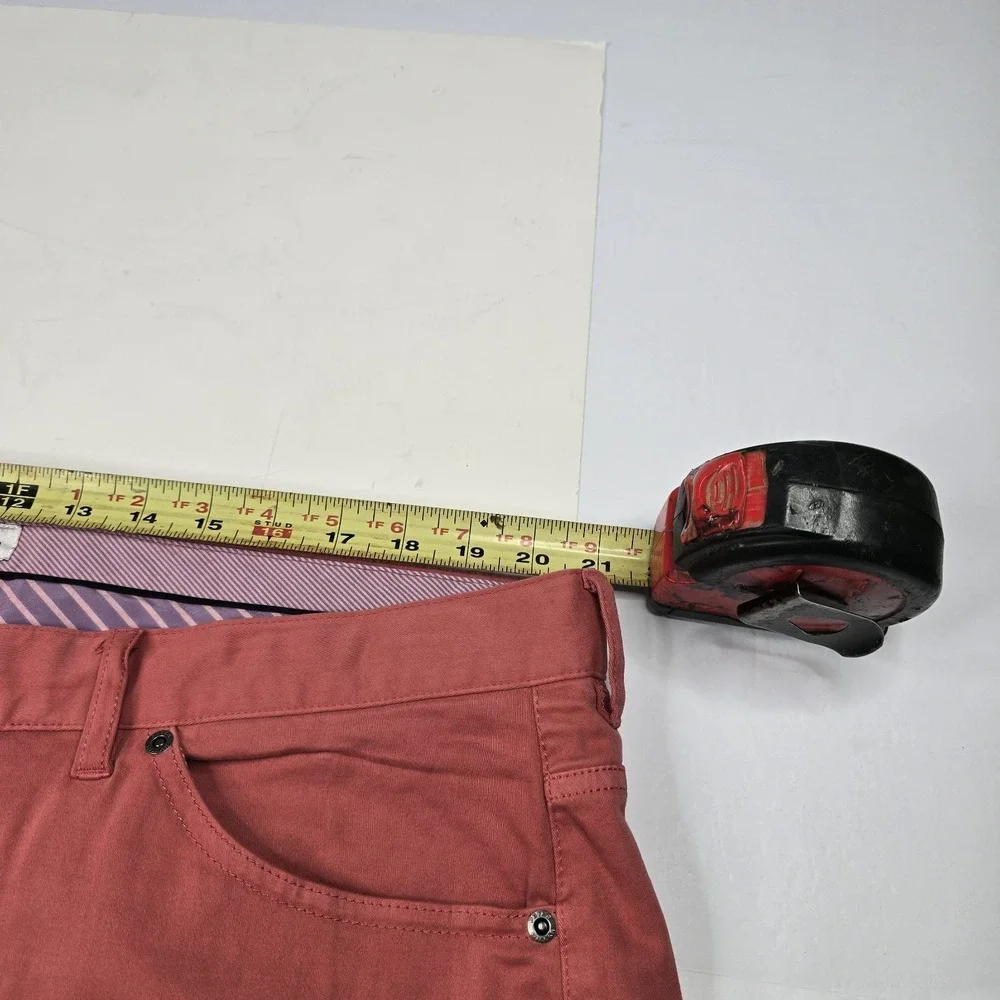 Peter Millar Crown Sport EB66‎ Pants Mens 42x33 Red Golf Performance Polyester